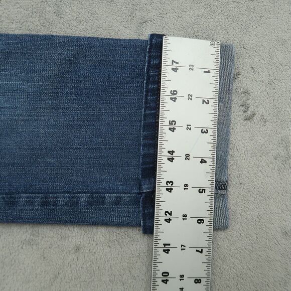Not Your Daughters Jeans NYDJ Womens Size 6P Mid-Rise Wide Cuff Capri 21" Inseam - Picture 6 of 16